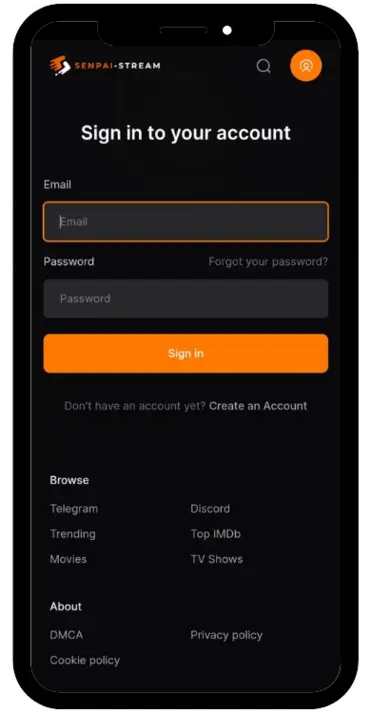 Home 9 Senpai Stream Apk Email Login Webp